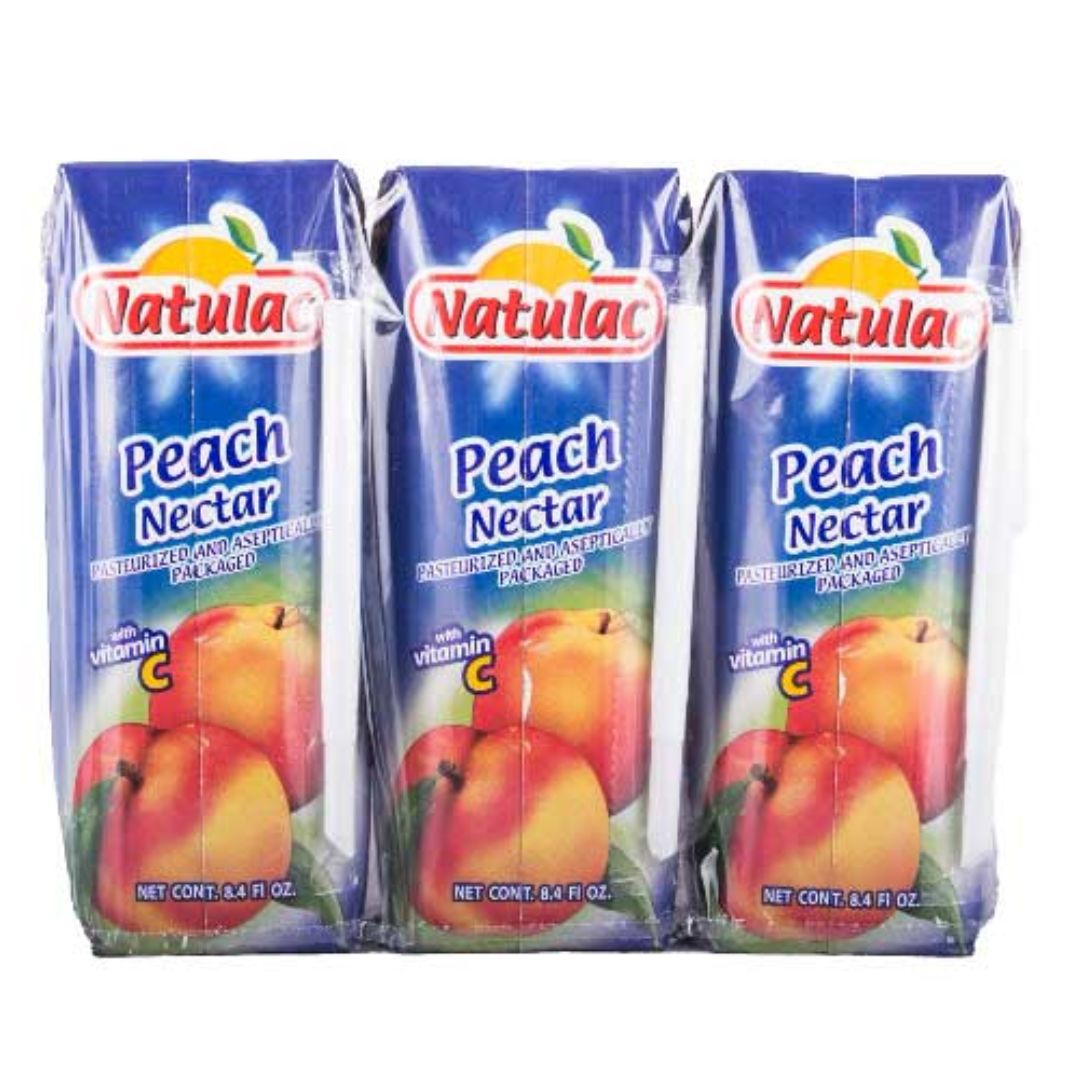 TRIPACK DURAZNO NATULAC 250 ML