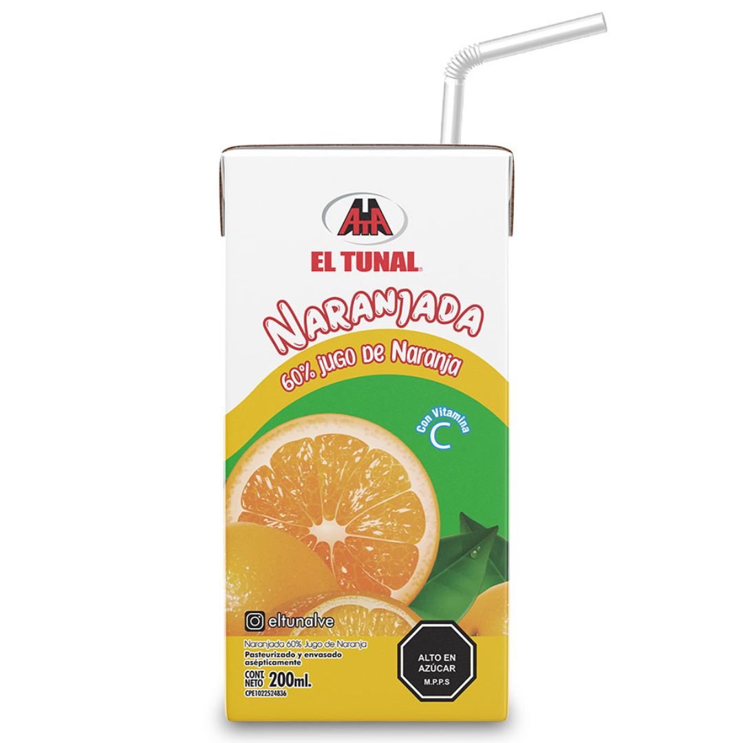 TRIPACK NARANJADA EL TUNAL 200ML