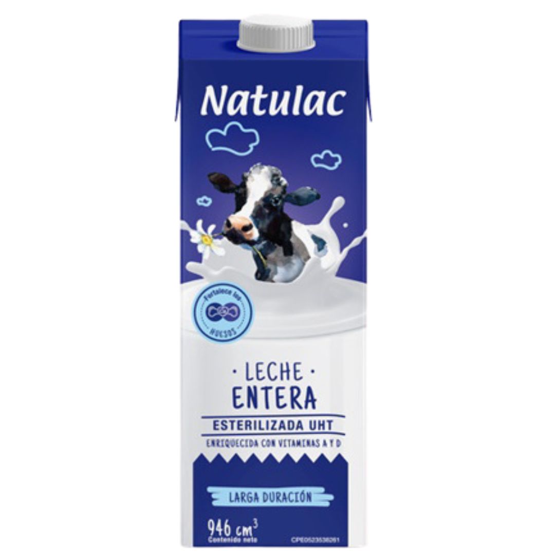 LECHE ENTERA NATULAC 946ML