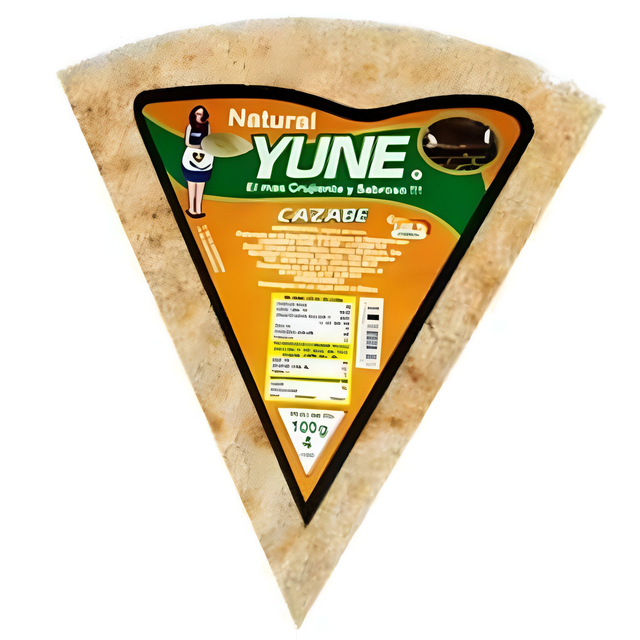 CASABE NATURAL TIPO PIZZA 100GR
