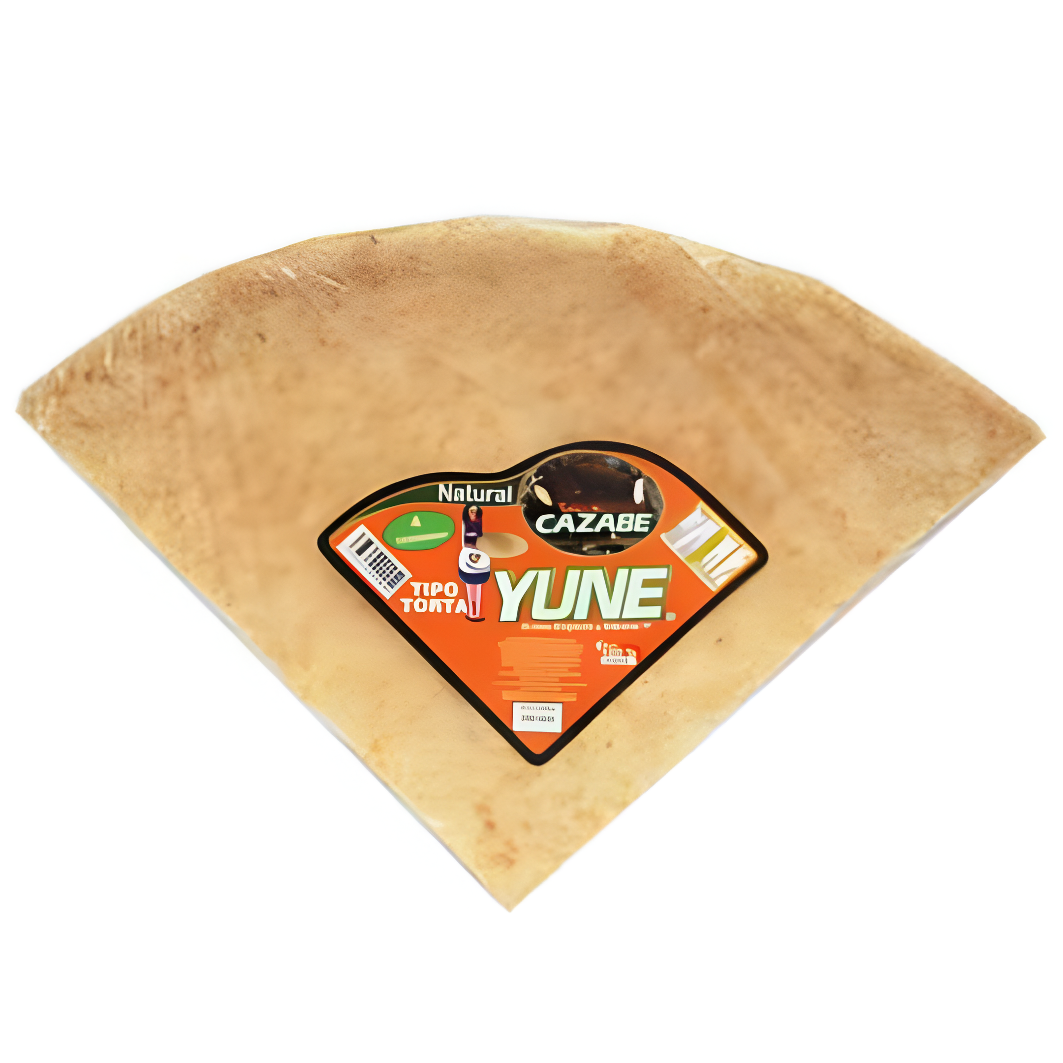 CAZABE NATURAL TIPO TORTA 240GR