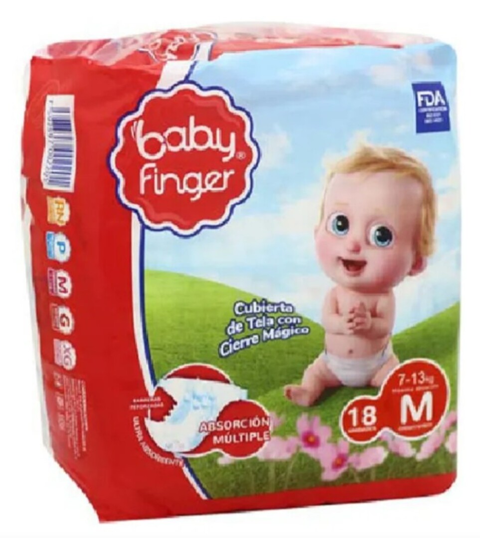 PAÑAL BABY FINGER TALLA M