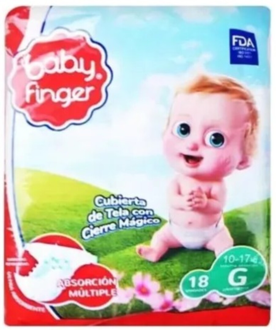 PAÑAL BABY FINGER TALLA G