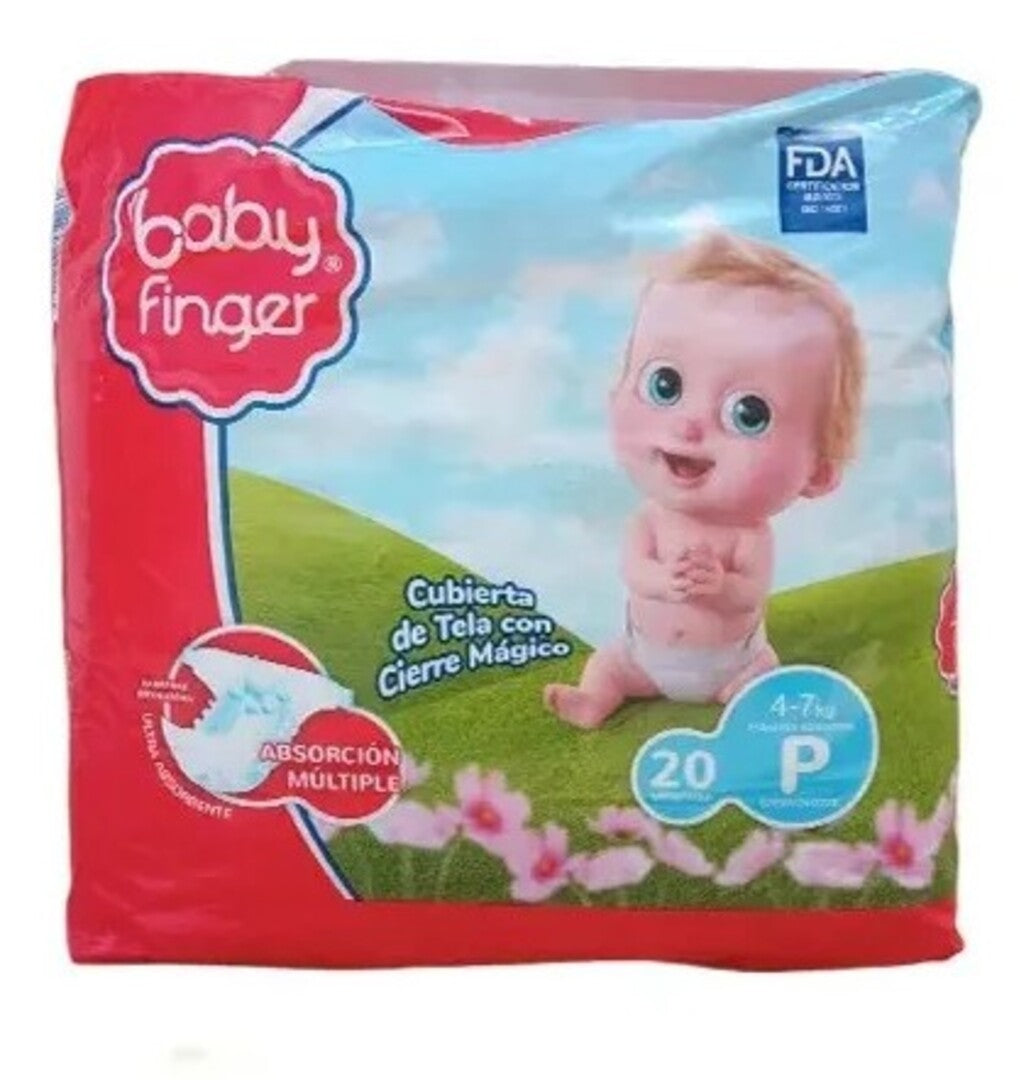 PAÑAL BABY FINGER TALLA P