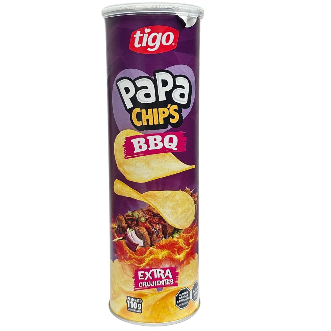 PAPAS CHIPS BBQ TIGO 110GR