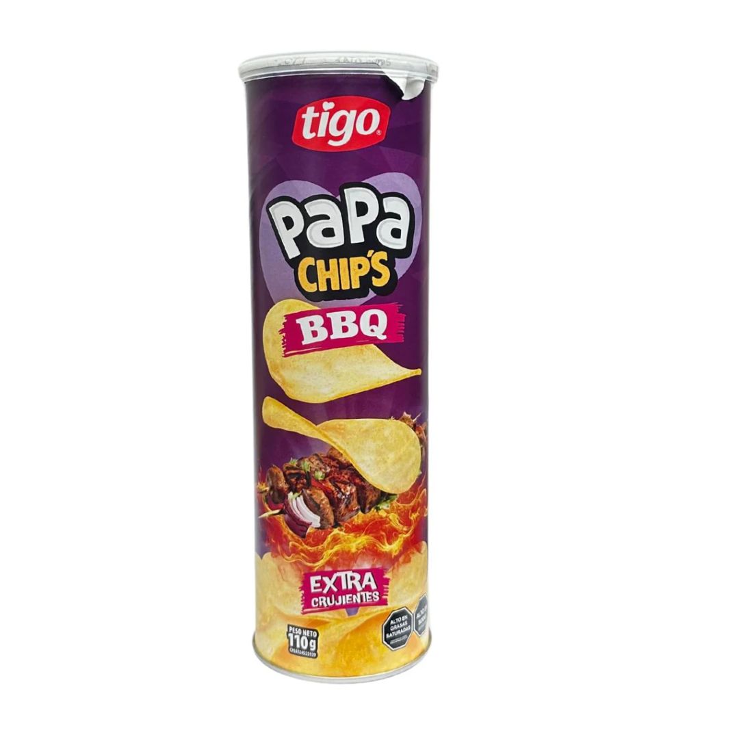 PAPAS CHIPS BBQ TIGO 110GR