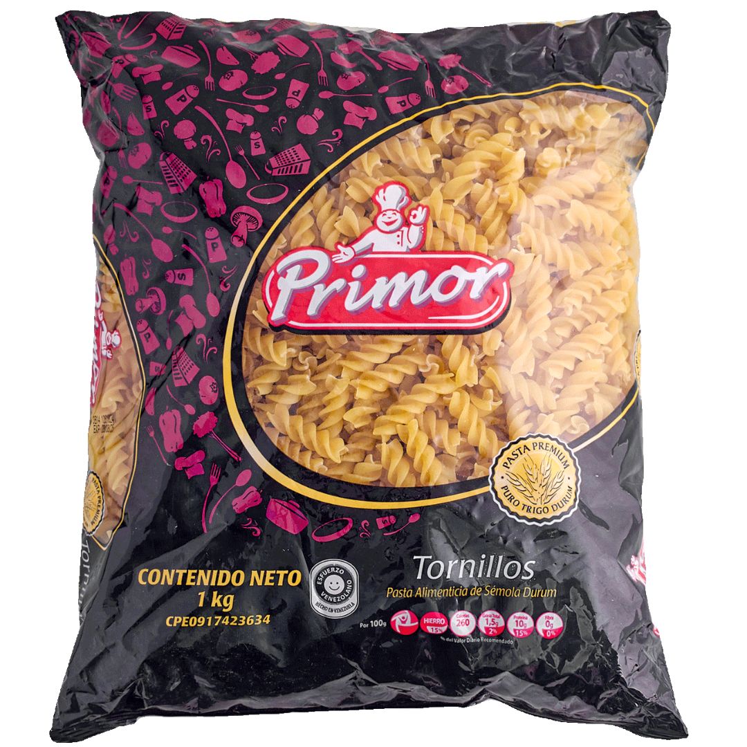 PASTA PRIMOR TORNILLO CORTA 1KG