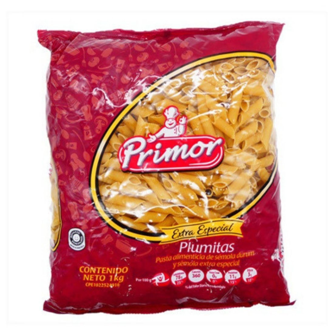 PASTA PRIMOR EXTRA ESPECIAL PLUMITA 1KG