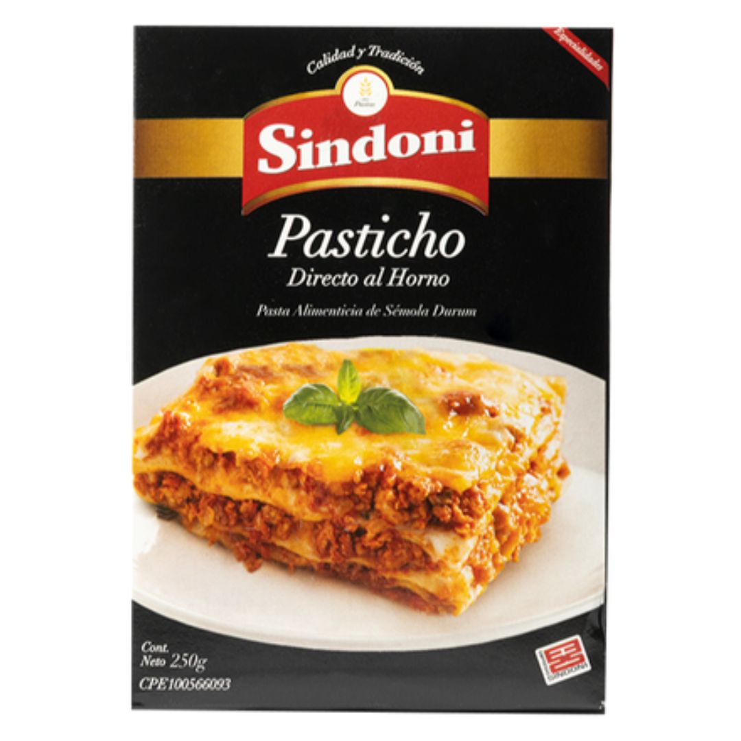 PASTA PARA PASTICHO SINDONI 250GR