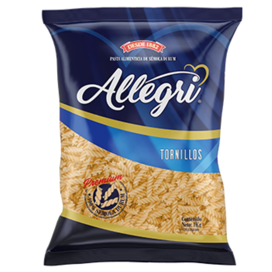 PASTA ALLEGRI TORNILLO CORTA 1KG