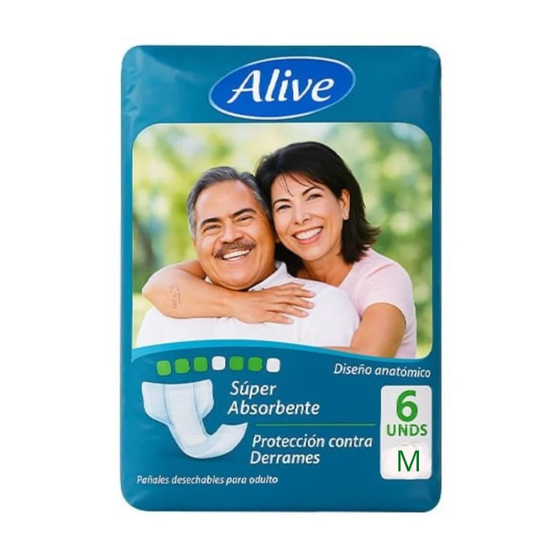 PAÑAL ADULTO M 6UNDS