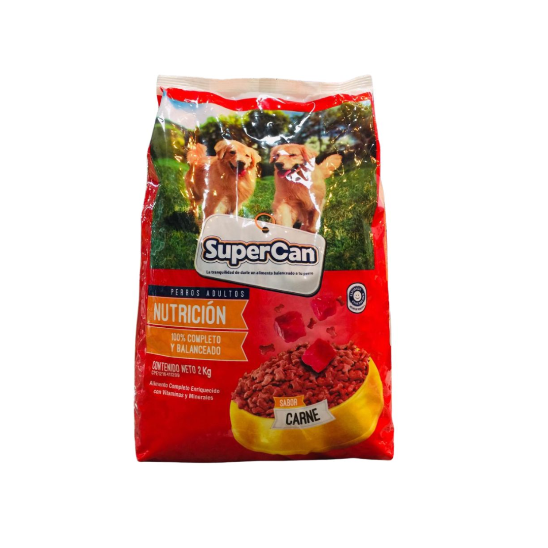 SUPER CAN CARNE HUESO 2KG