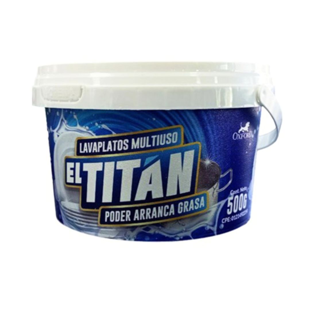 LAVAPLATOS EN CREMA MULTIUSO TITAN 500GR