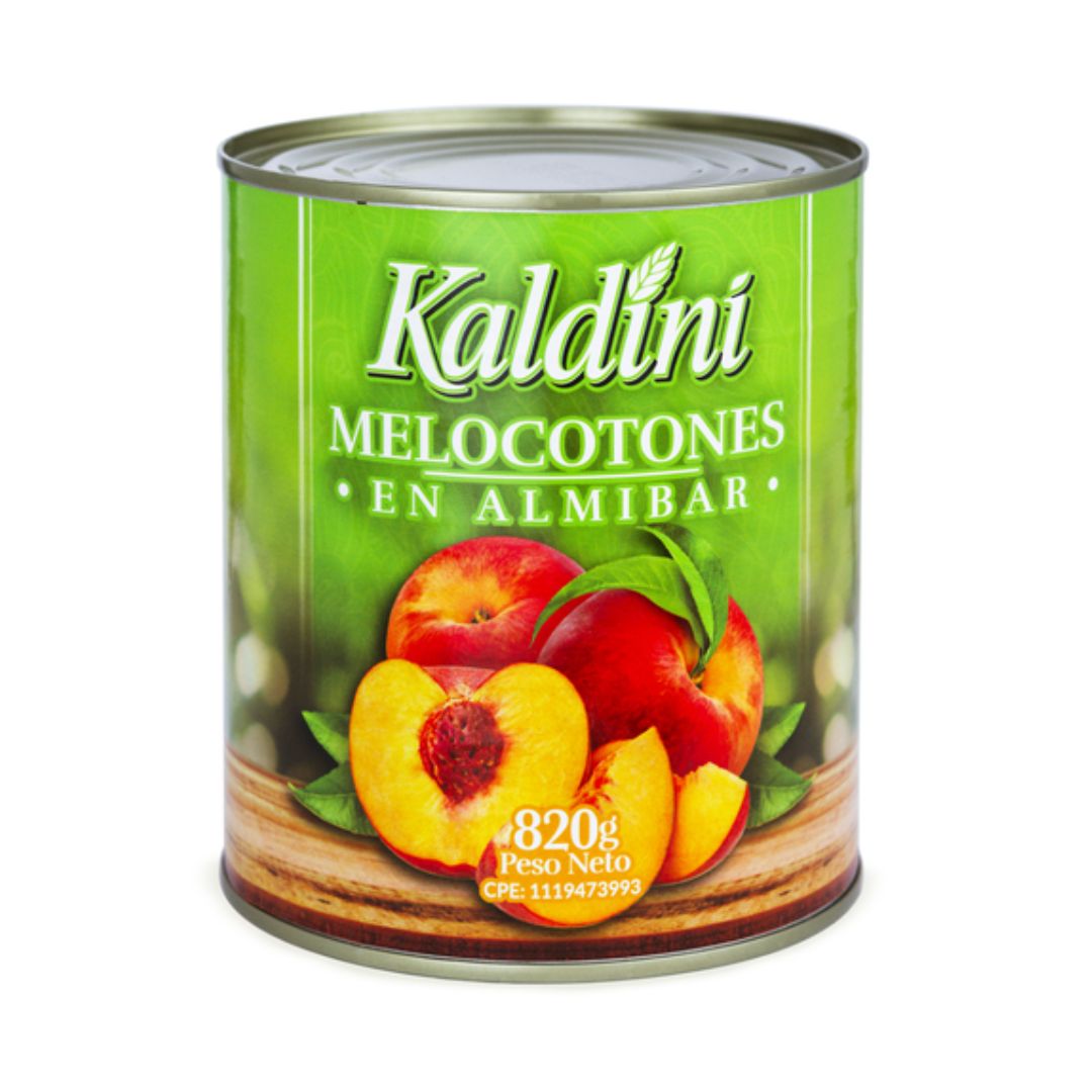 MELOCOTONES EN ALMIBAR KALDINI 820GR