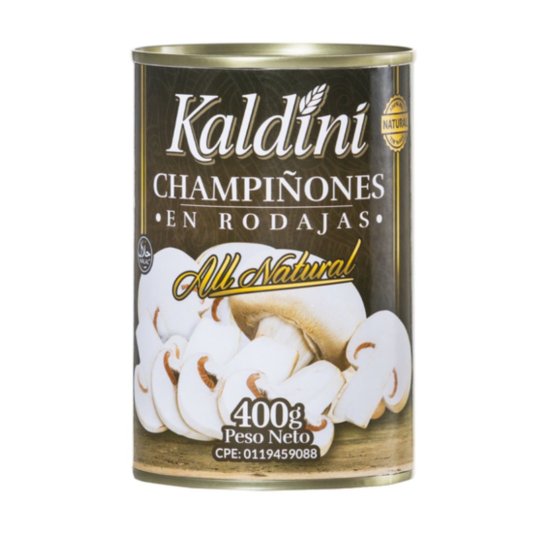 CHAMPIÑONES EN RODAJAS KALDINI 400GR