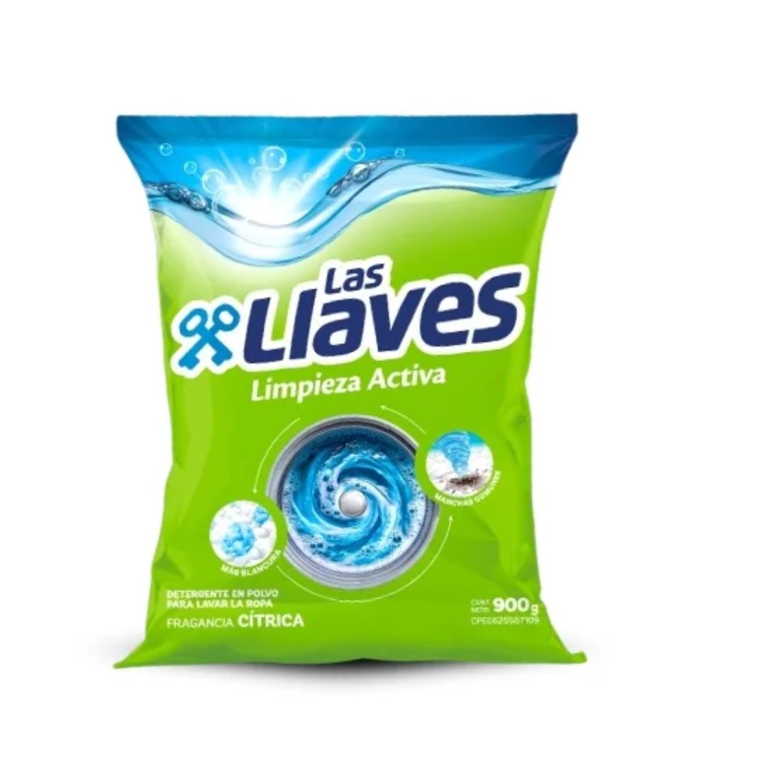 DETERGENTE LAS LLAVES CITRICA 900GR