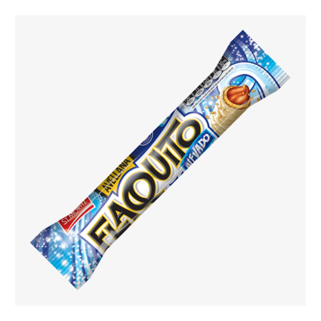 FLAQUITO CUBIERTO CON CHOCOLATE BLANCO 30GR