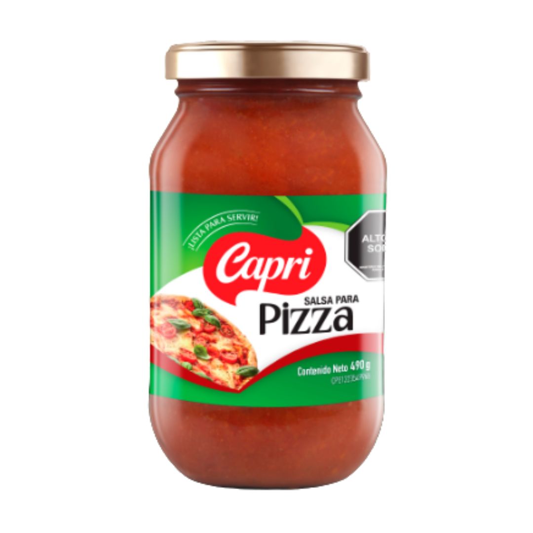 SALSA PARA PIZZA CAPRI 490 GR