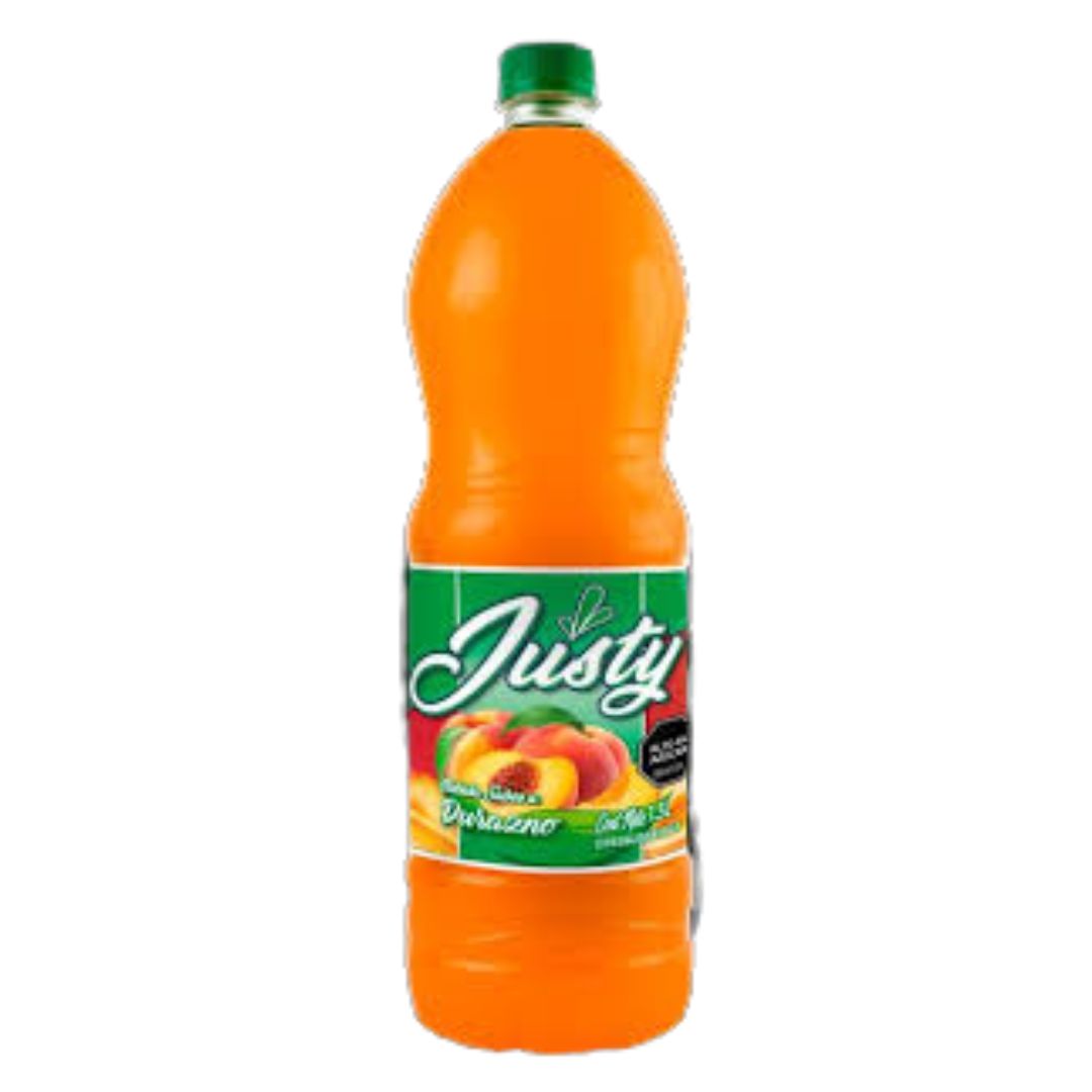 JUGO JUSTY DURAZNO 1 LT