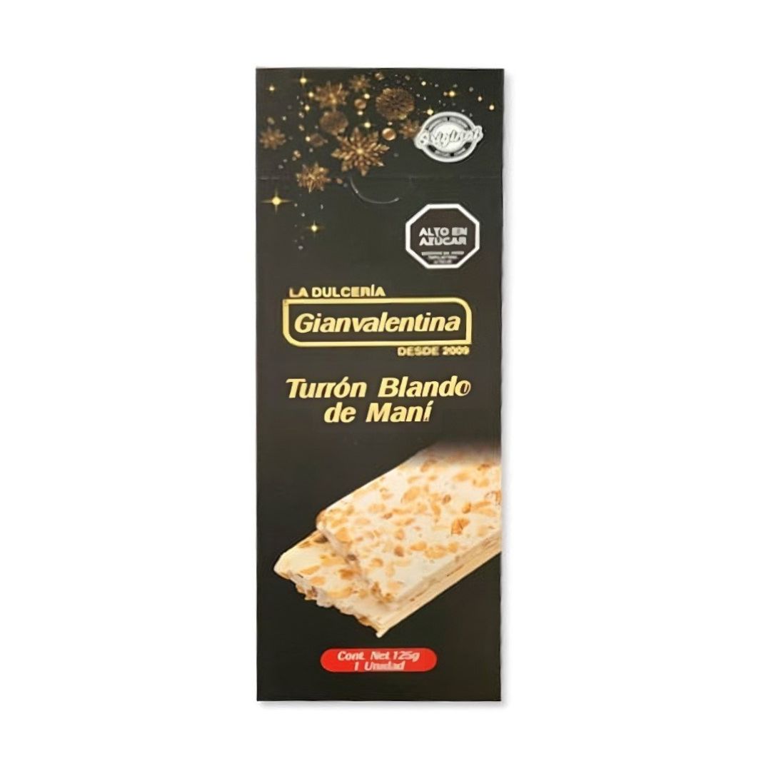 TURRON BLANDO DE MANI GIANVALENTINA 100G