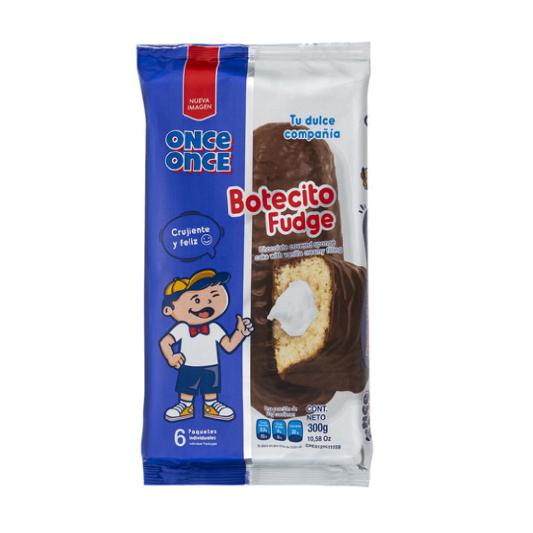 DISPLAY BOTECITO FUDGE ONCE ONCE 6x300GR