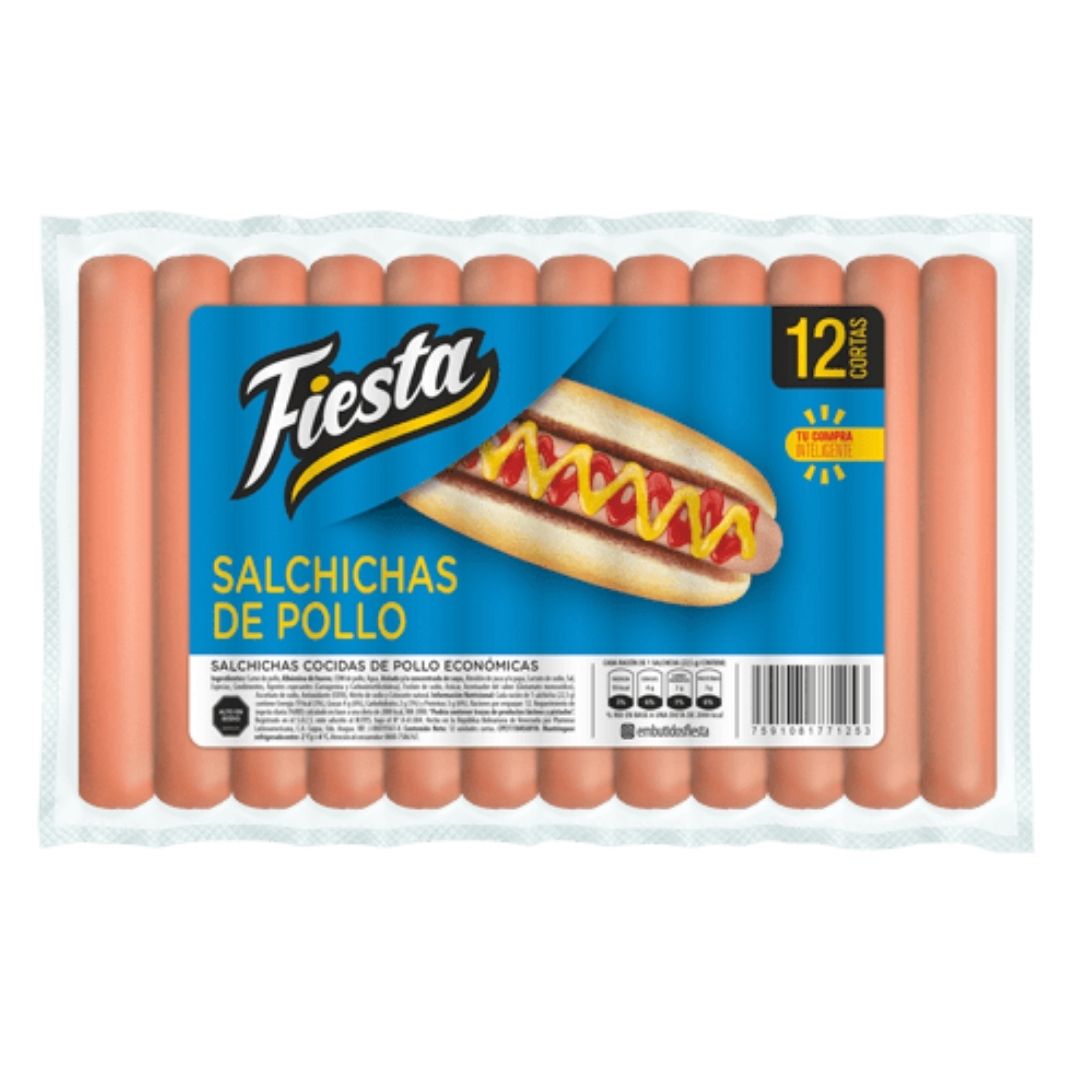 SALCHICHA POLLO FIESTA CORTA