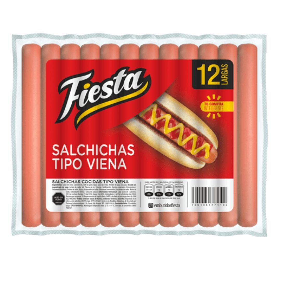 SALCHICHA TIPO VIENA FIESTA LARGA