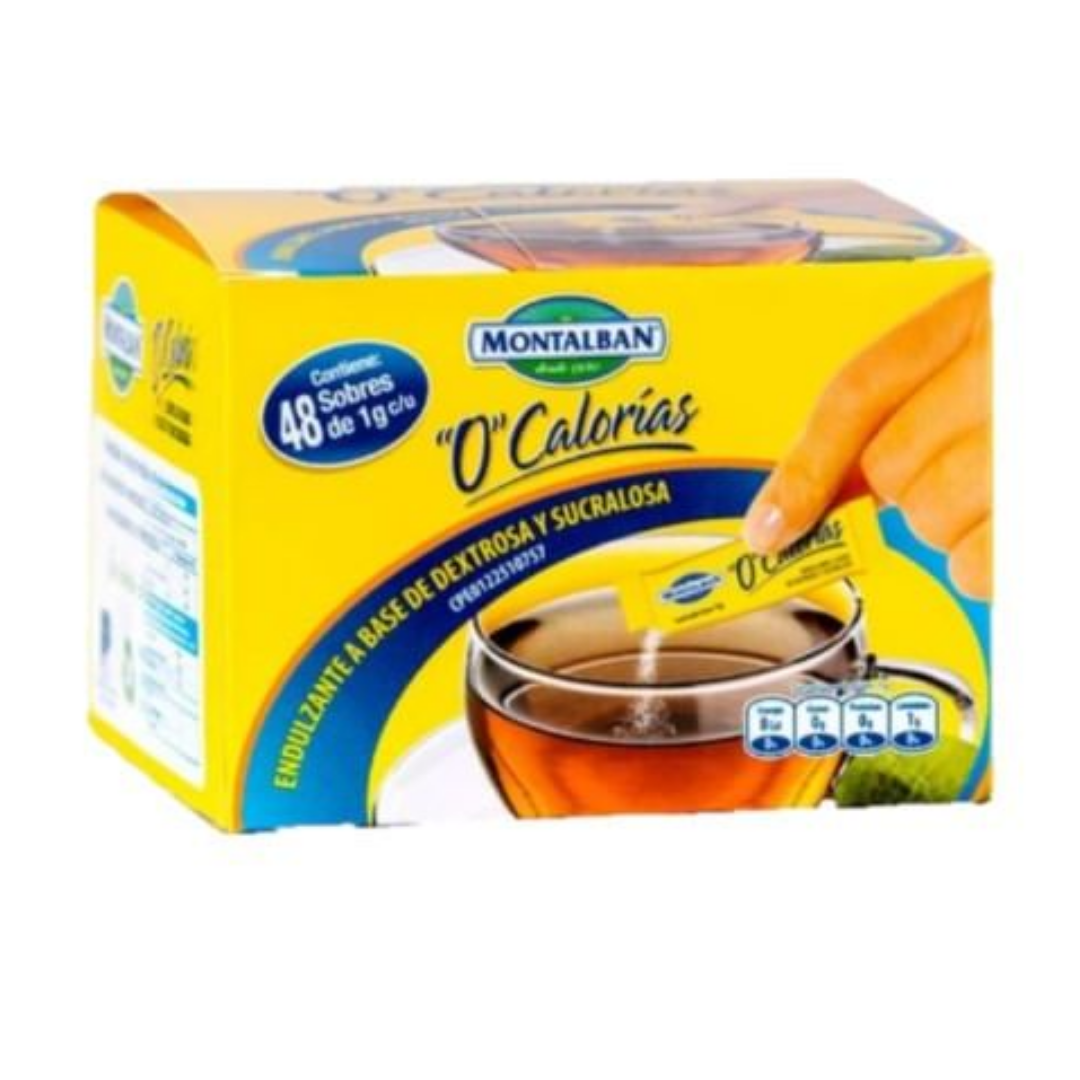 ENDULZANTE MONTALBAN 0 CALORIAS 48GR