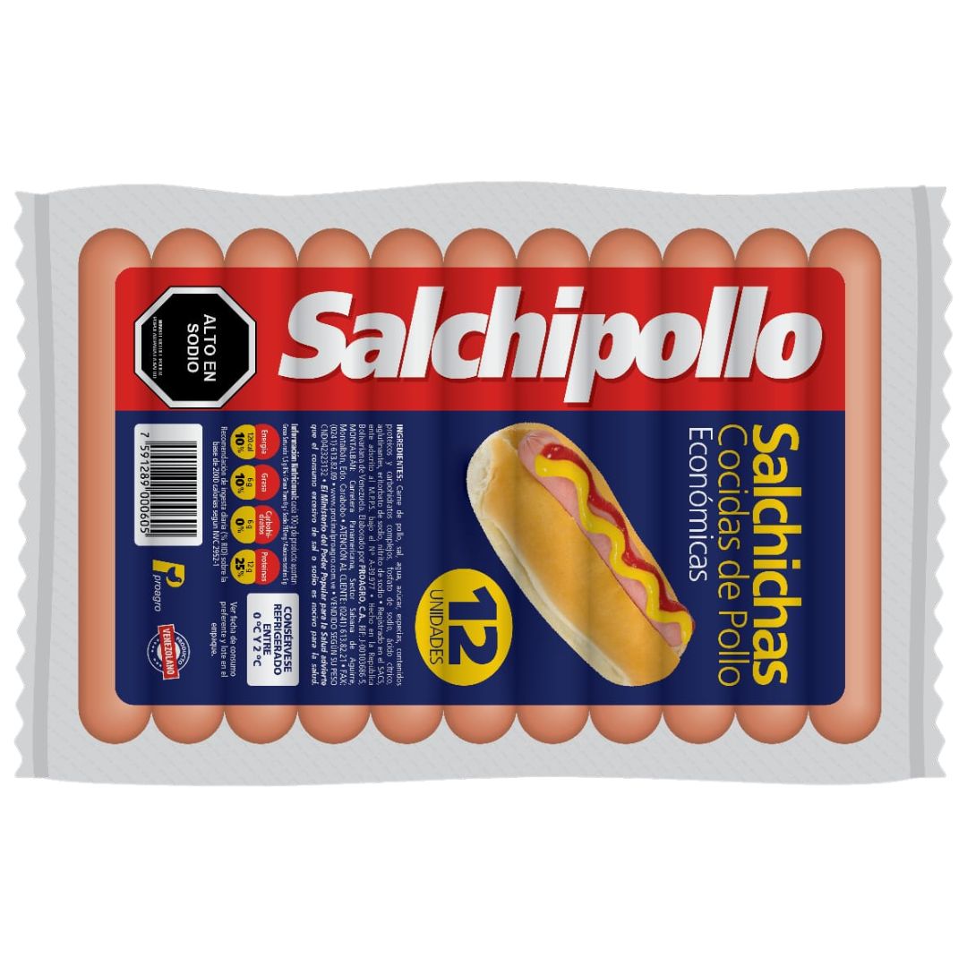 SALCHIPOLLO DEL CORRAL 225GR