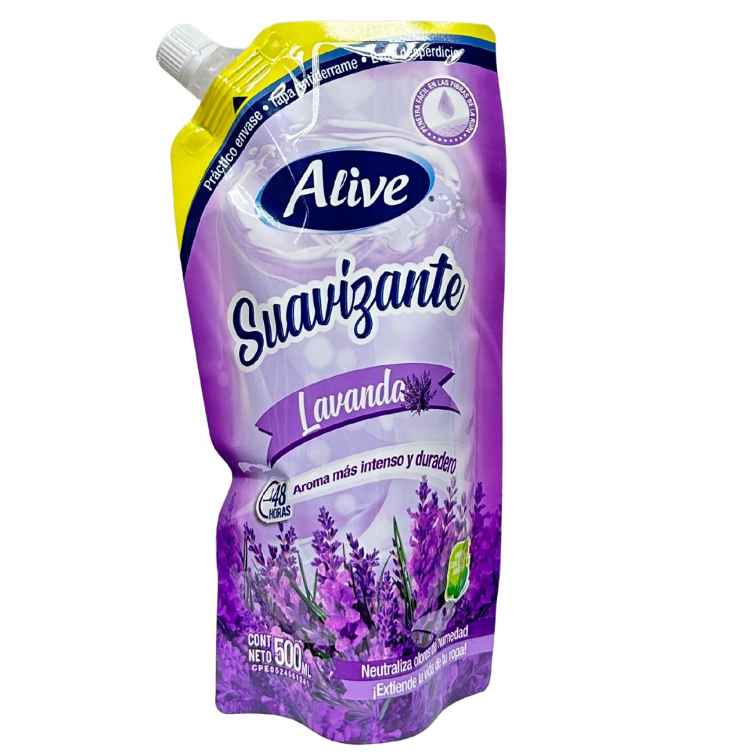 SUAVIZANTE ALIVE LAVANDA 500ML