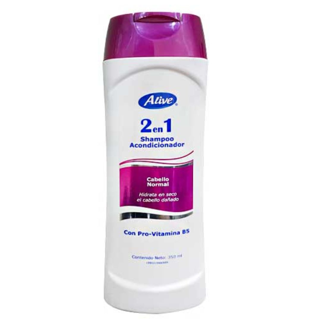 SHAMPOO ALIVE 2EN1 CABELLO NORMAL 350ML