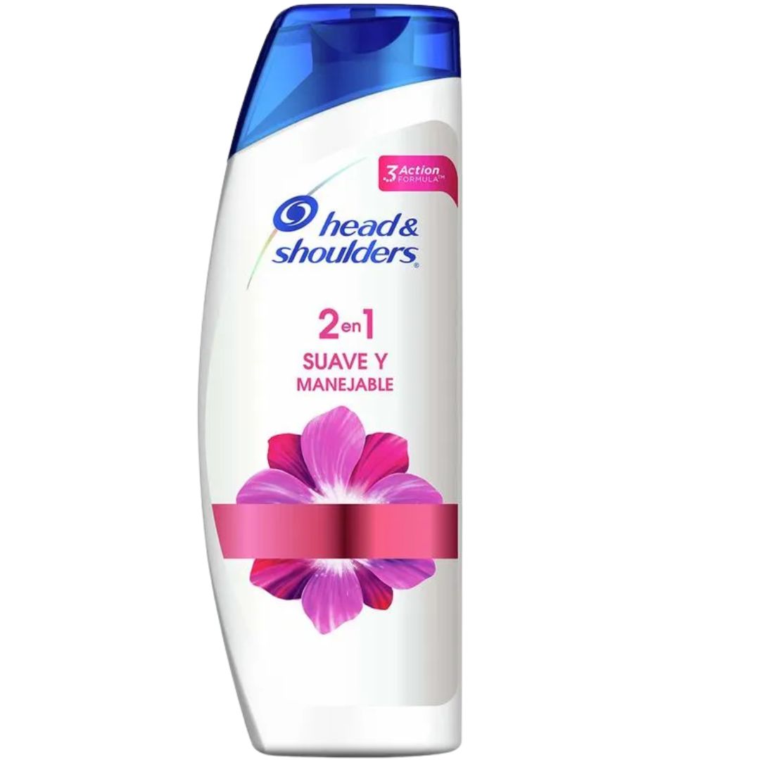 SHAMPOO H&S 2EN1 SUAVE Y MANEJABLE 375 ML