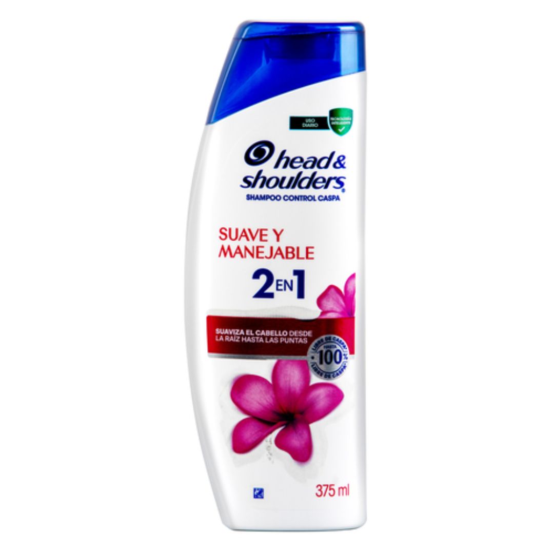 SHAMPOO H&S 2EN1 SUAVE MANEJABLE 375CC