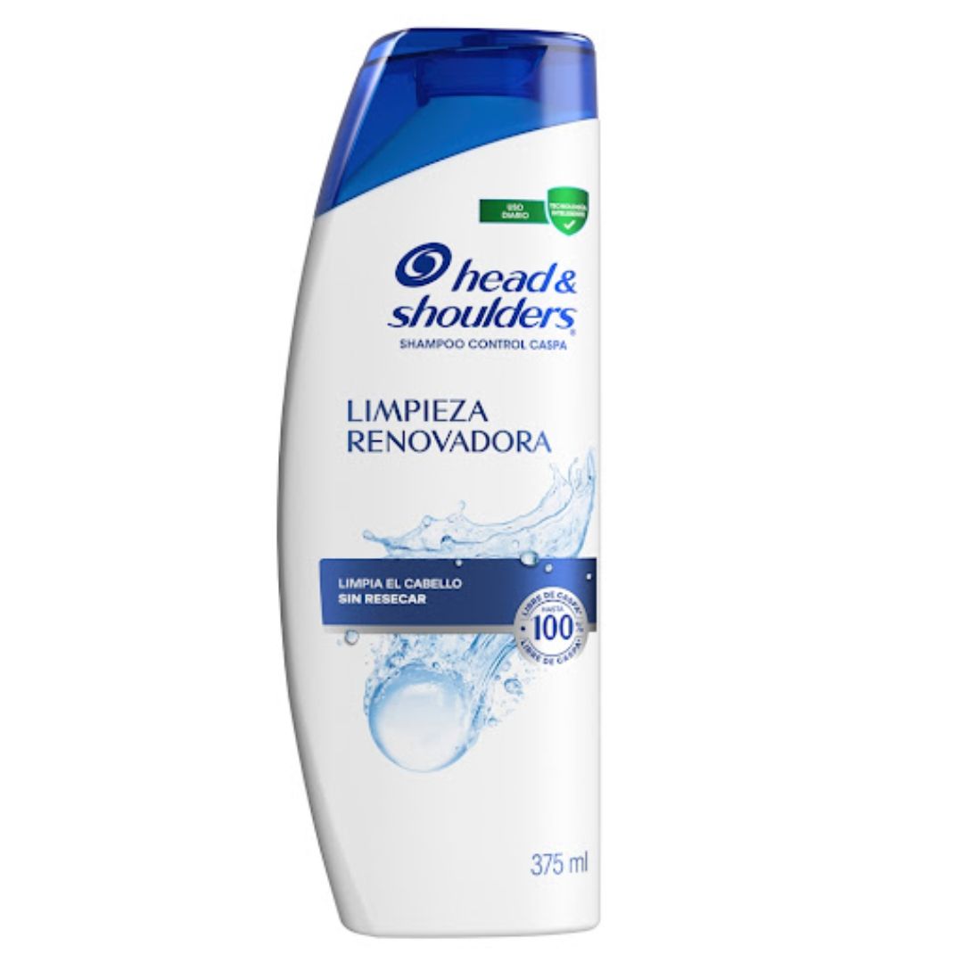 SHAMPOO H&S 2EN1 LIMPIEZA RENOVA 375CC