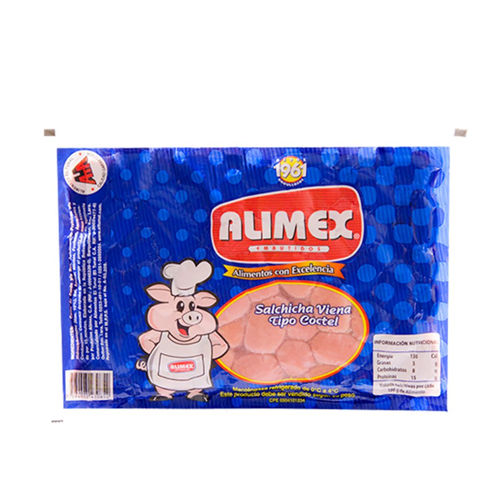 SALCHICHA TIPO COCTEL ALIMEX 450GR