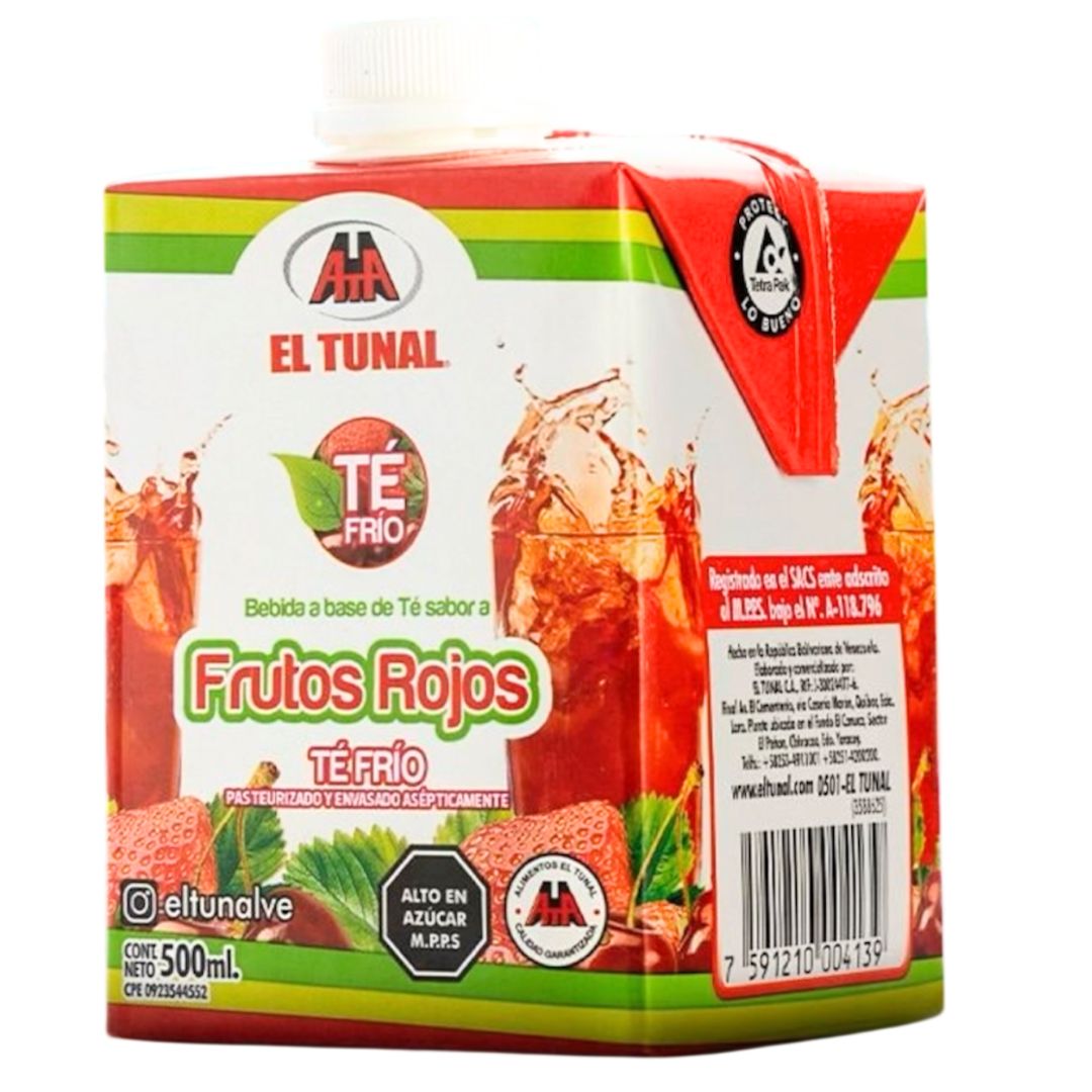 TE FRIO FRUTOS ROJOS EL TUNAL 500ML