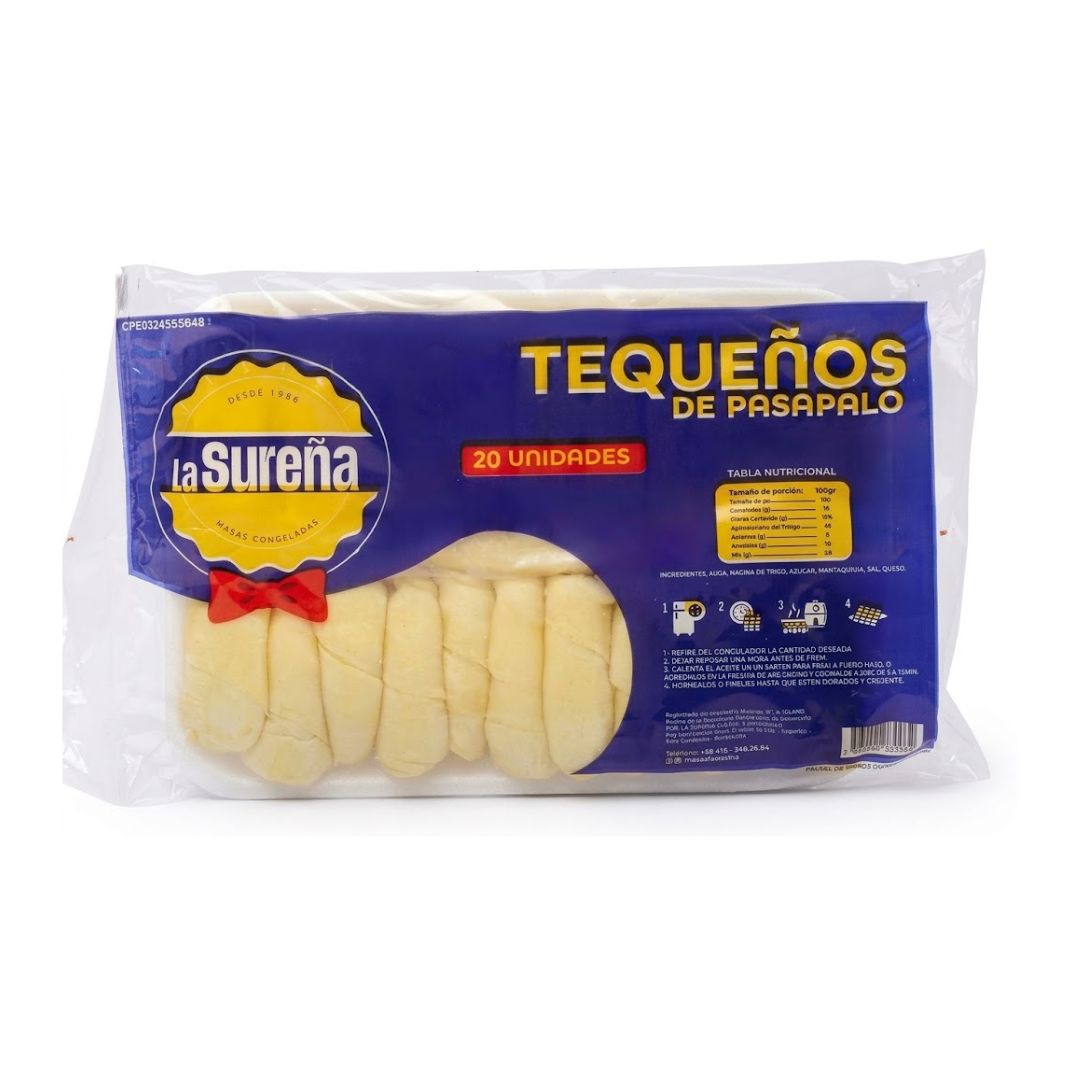 TEQUEÑOS LA SUREÑA 20 UNIDADES