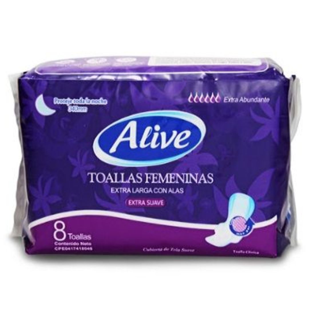 TOALLAS ALIVE EXTRA LARGA 340MM
