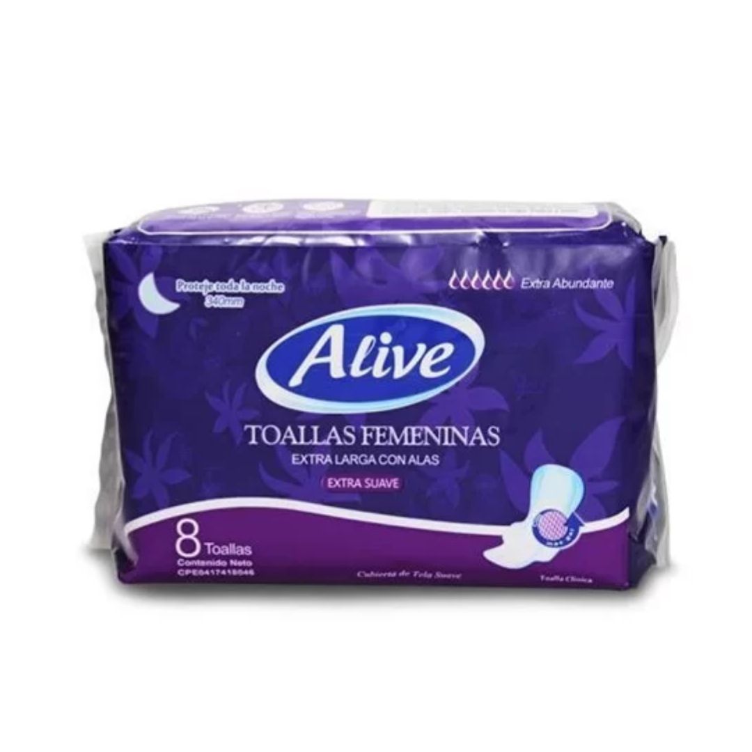 TOALLAS ALIVE EXTRA ABUND 340MM