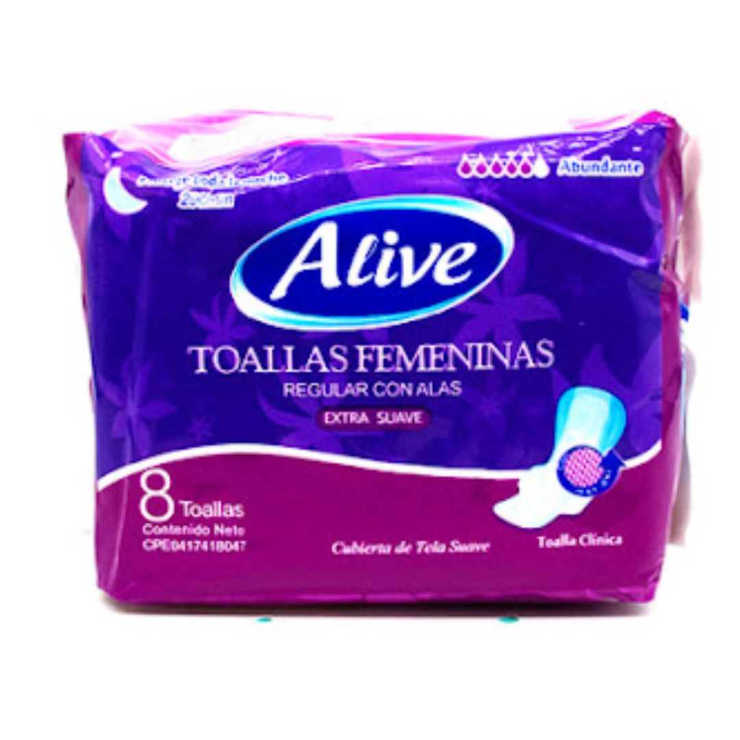 TOALLAS ALIVE REGULAR 290MM