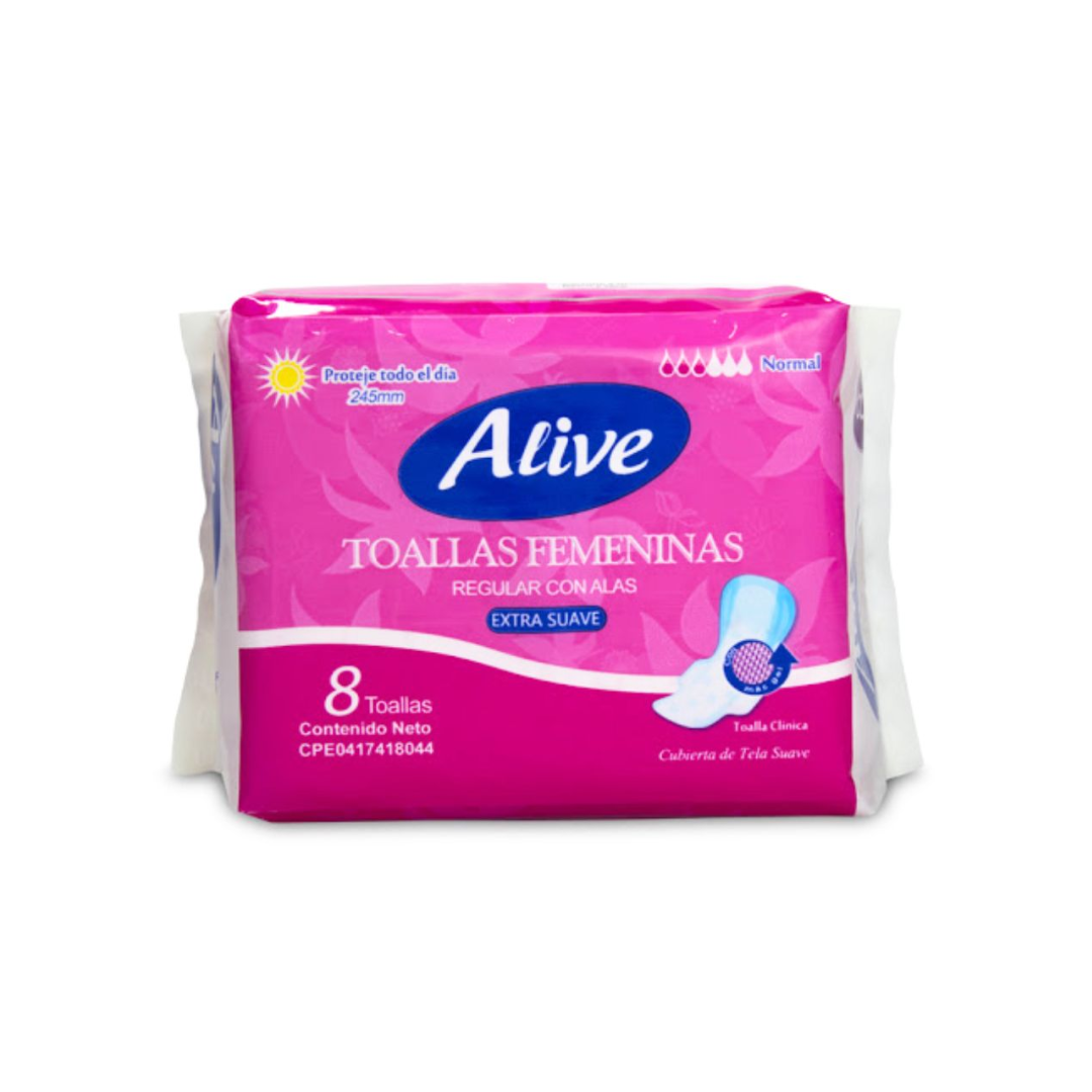 TOALLAS ALIVE REGULAR 245MM