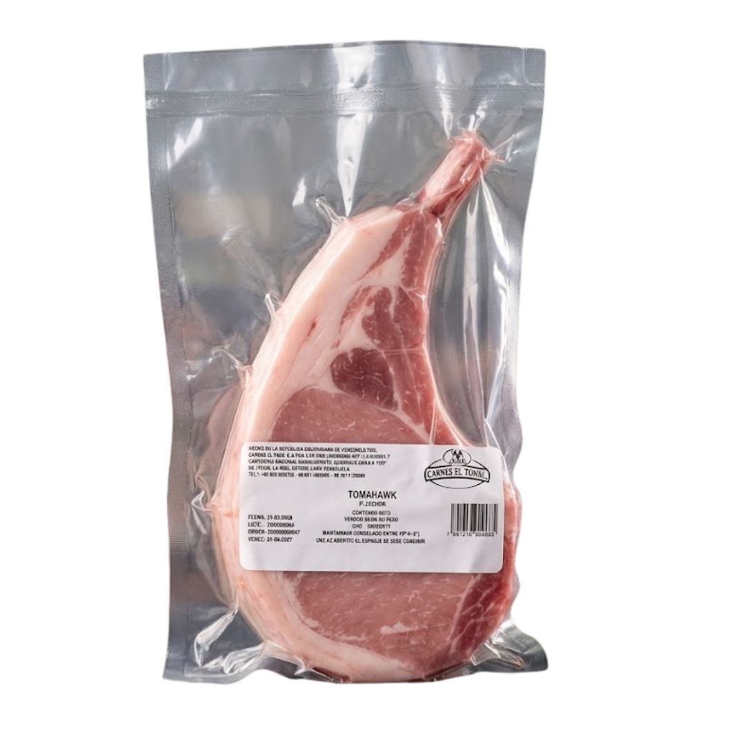 TOMAHAWK DE CERDO EL PAZO 450 A 500GR APROXIMADO