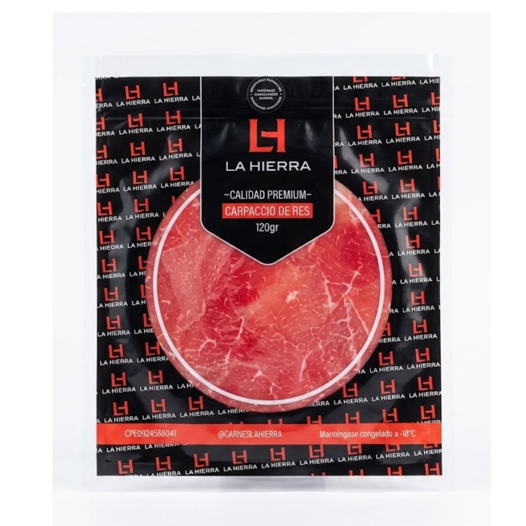 CARPACCIO DE RES LA HIERRA 120GR
