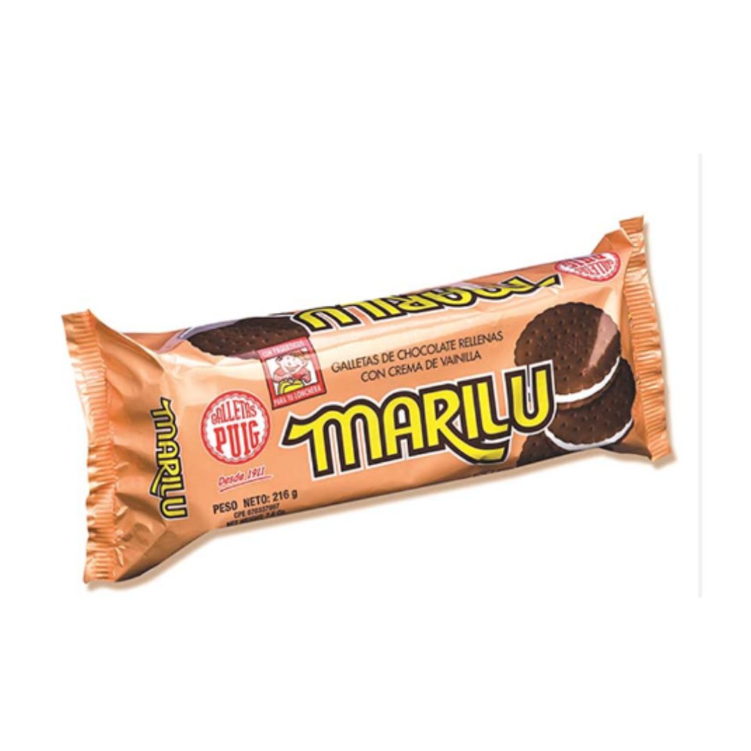 GALLETA MARILU CHOCO-VAINILLA 216 GR
