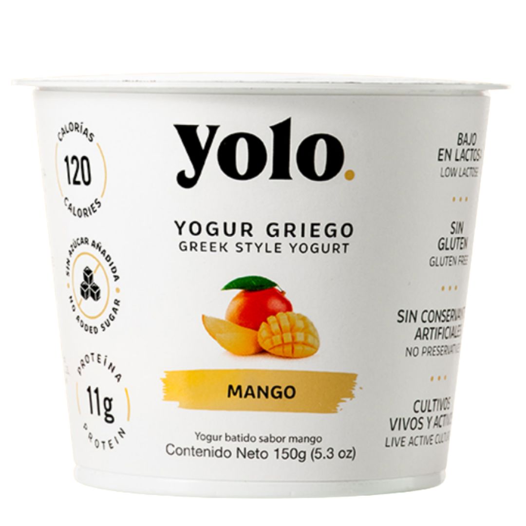 YOGUR YOLO MANGO 150GR