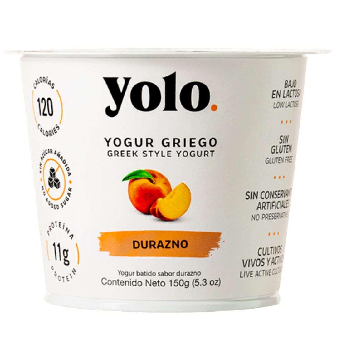 YOGUR YOLO DURAZNO 150GR