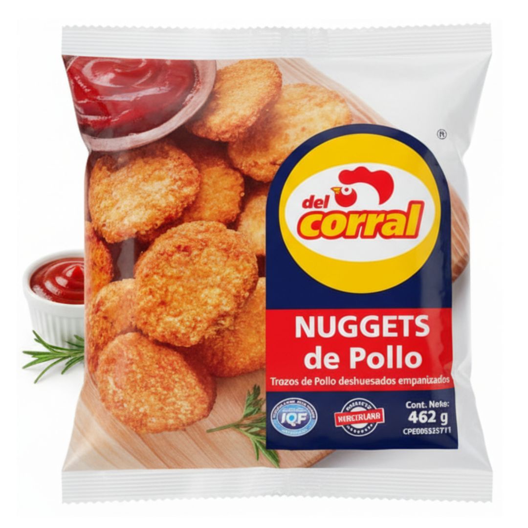 NUGGETS DE POLLO DEL CORRAL 462 GR