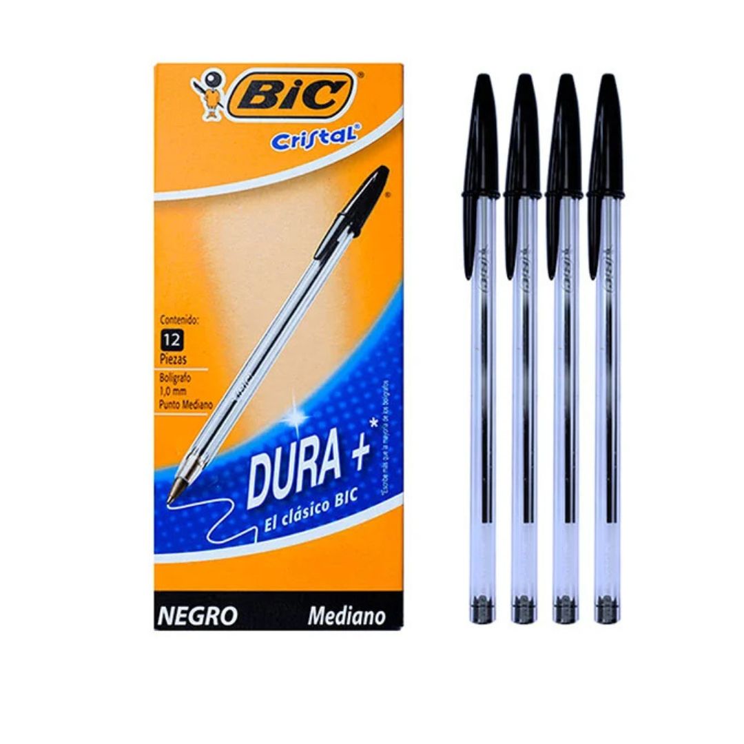 DISPLAY BOLIGRAFO NEGRO BIC 1x12