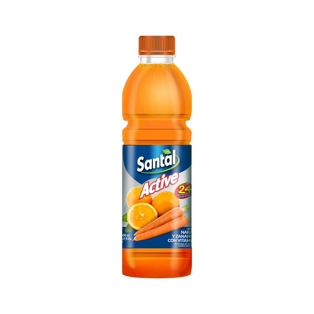 SANTAL ACTIVE ZANAHORIA Y NARANJA 500ML