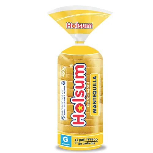 PAN HOLSUM MANTEQUILLA 420GR